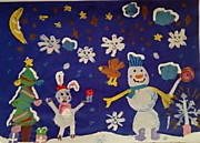 "Вальс снежинок", Сабина Аликулова, 6 лет