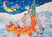 "Новогодний хвостик", Егор Бобков, 8 лет
