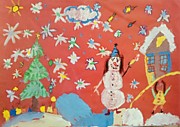 "Я слепила снеговика", Алиша Нурпеисова, 6 лет
