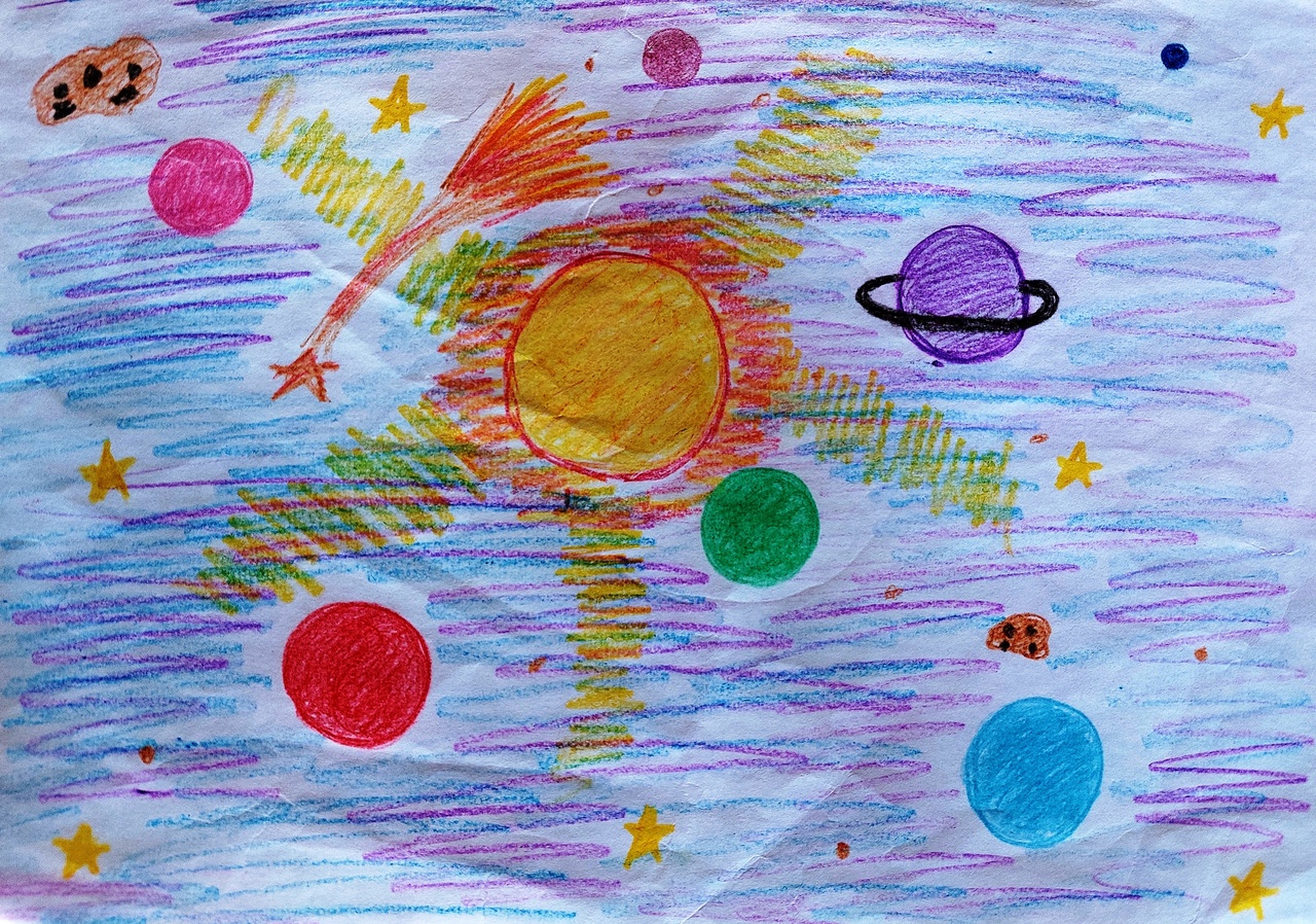 ВНЕ конкурса. Номинация: Бескрайняя Вселенная. Арсений Бобков, г. Дмитров. Работа: Падающая звезда