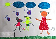 Любовь Шубная. Сказка "Мышель и кот в сапогах". Автор рисунка Анна Гевлич, 6 лет. МДОУ "Детский сад № 31 "Ручеёк"