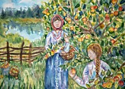 2 МЕСТО. Плотнова Евгения, 13 лет. г.Нижний Новгород "Яблочный спас"