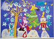 "Праздник для лесных жителей", Инкар Куантаева, 6 лет