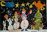"Снеговики", Милана Тумасян, 6 лет