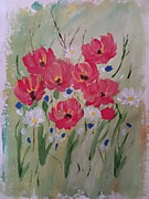 "Маки". Ярослава Бардина, 9 лет, город Йыхви, Эстония