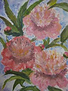 "Пионы". Серегина Елизавета, 15 лет. г. Балабаново