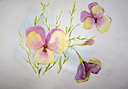"Анютины глазки". Яшина Арина, 10 лет. г. Самара.