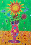 "Летний букет". Шелахова Дарья, 10 лет. г. Балабаново