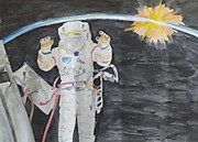 СТАРШАЯ возрастная категория. Гребенев Матвей. Номинация «В полёт!». г.Анапа. Педагог Косарева А.Е. "Открытый космос"