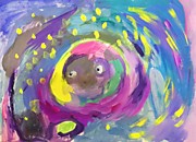 МЛАДШАЯ возрастная категория. Номинация:  «Бескрайняя Вселенная»,  Тургалиев Дмитрий. г.Санкт-Петербург, Педагог: Денисова Т.Н. "Неизвестная планета"