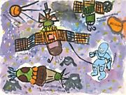 СТАРШАЯ возрастная категория. Номинация «В полёт!». Свищёва Людмила. г.Усть-Лабинск. МБОУ гимназия № 5.  Педагог Добрынина Т.Н.  "Космический прорыв"