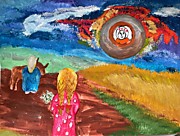 МЛАДШАЯ возрастная категория. Номинация «Легенда космоса». Екатерина Желтова. г.Брянск. "Приземление Юрия Гагарина"