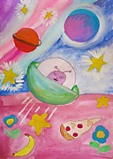 СТАРШАЯ возрастная категория. Номинация: конкурс  рисунка «Бескрайняя  Вселенная». Юченкова Надежда. пгт.Чупа, КарелияМБУДО «Лоухский РЦТ». Педагог Трошкина И.В.  «Параллельные миры»