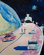 Старшая возрастная категория. Номинация: «Бескрайняя Вселенная». Название работы: «Космос моими глазами». Пономарёва Александра.  МОУДО «Балабановская ДШИ». Преподаватель: Жукова Т.В.