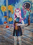 Старшая возрастная категория. Номинация: «Бескрайняя Вселенная». Название работы: «Космос моими глазами». Пономарёва Александра, МОУДО «Балабановская ДШИ». Преподаватель: Жукова Т.В.