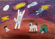 СТАРШАЯ возрастная категория. Номинация: «Бескрайняя Вселенная».  Екатерина Титова. п. Пречистое, МОУ ДМШ п.Пречистое. Педагог: Соколова Т.Ю. "Космопсы"