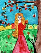 Анастасия Салихова, 7 лет. "Осень-златовласка"
